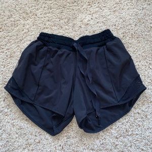 Black lulu reflective shorts